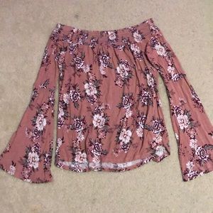 off the shoulder shirt